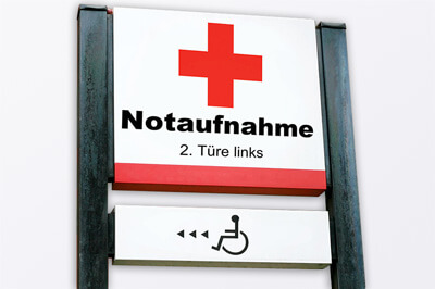 Informationstafeln für Indoor und Outdoor