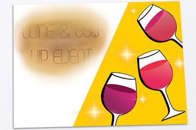 Einladungskarte für Event