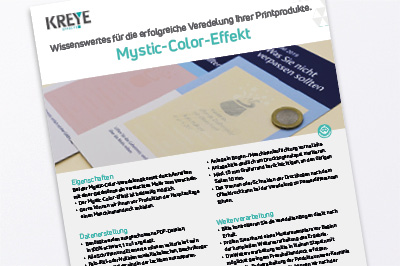 Technische Hinweise für Mystic-Color-Effekt