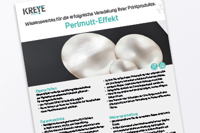 Technische Hinweise für Perlmutt-Effekt