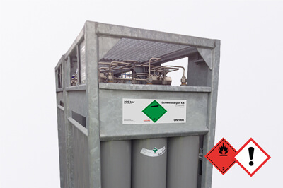 Gefahrstoffaufkleber