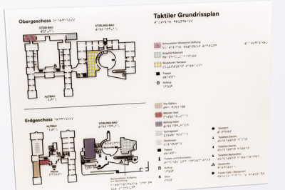 Sonderlösungen mit Brailleschrift