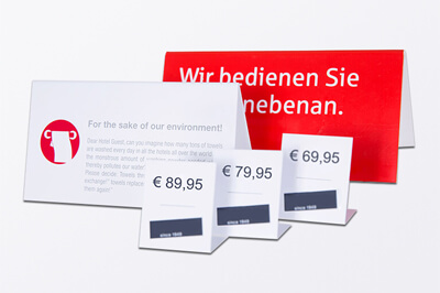 Preisschilder & Aufsteller