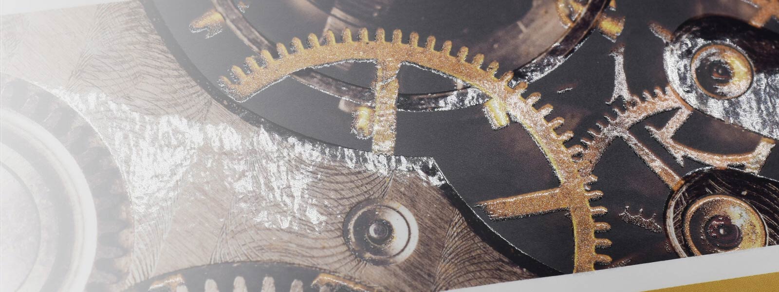 Druckveredelung Metallic-Effekt