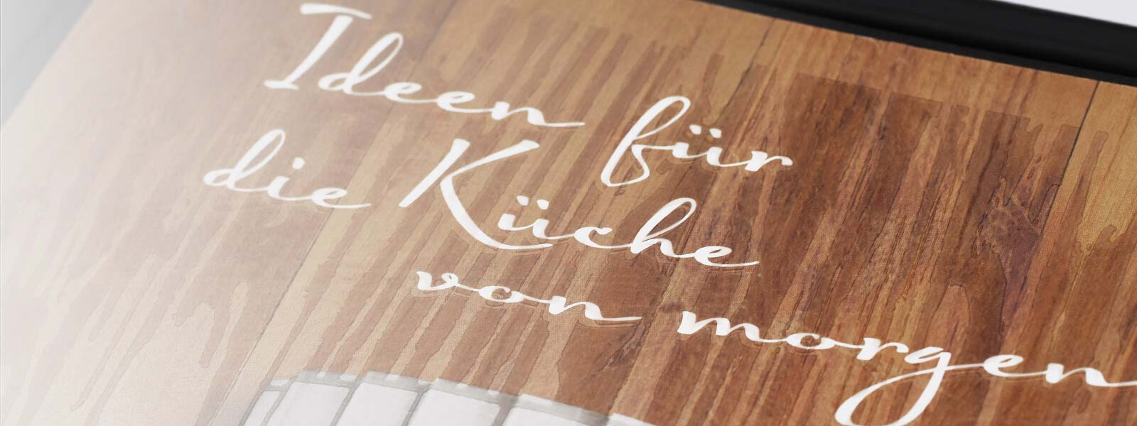 Druckveredelung Relief-Effekt matt