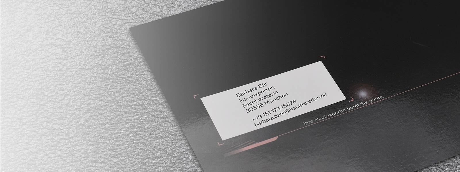 Druckveredelung Schreiblack und Stempellack