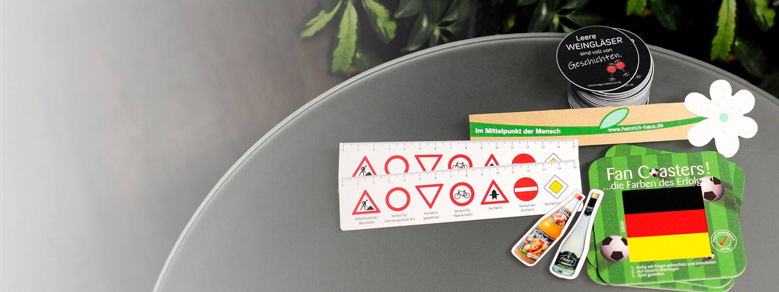 Große Auswahl an personalisierten Give-Aways