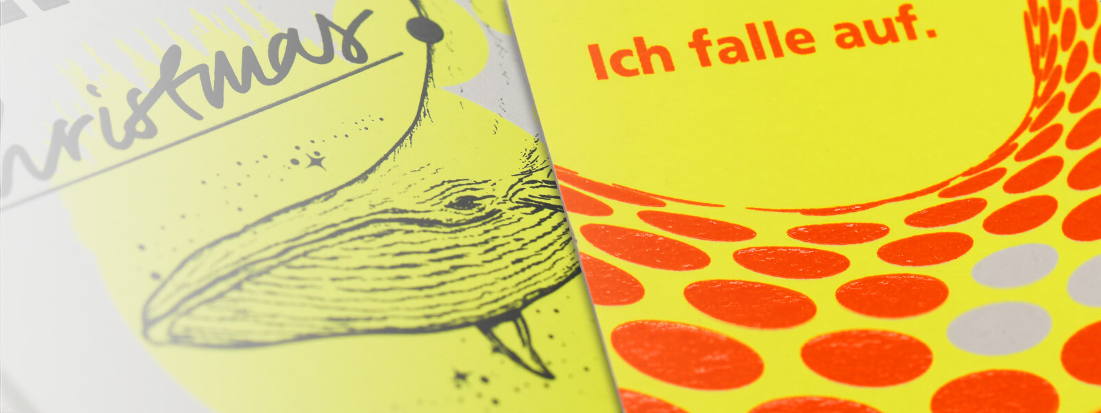 Hochdeckende Tagesleuchtfarbe