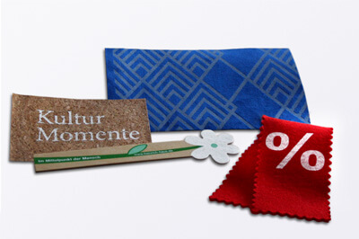 Spezielle Bedruckstoffe und Materialien